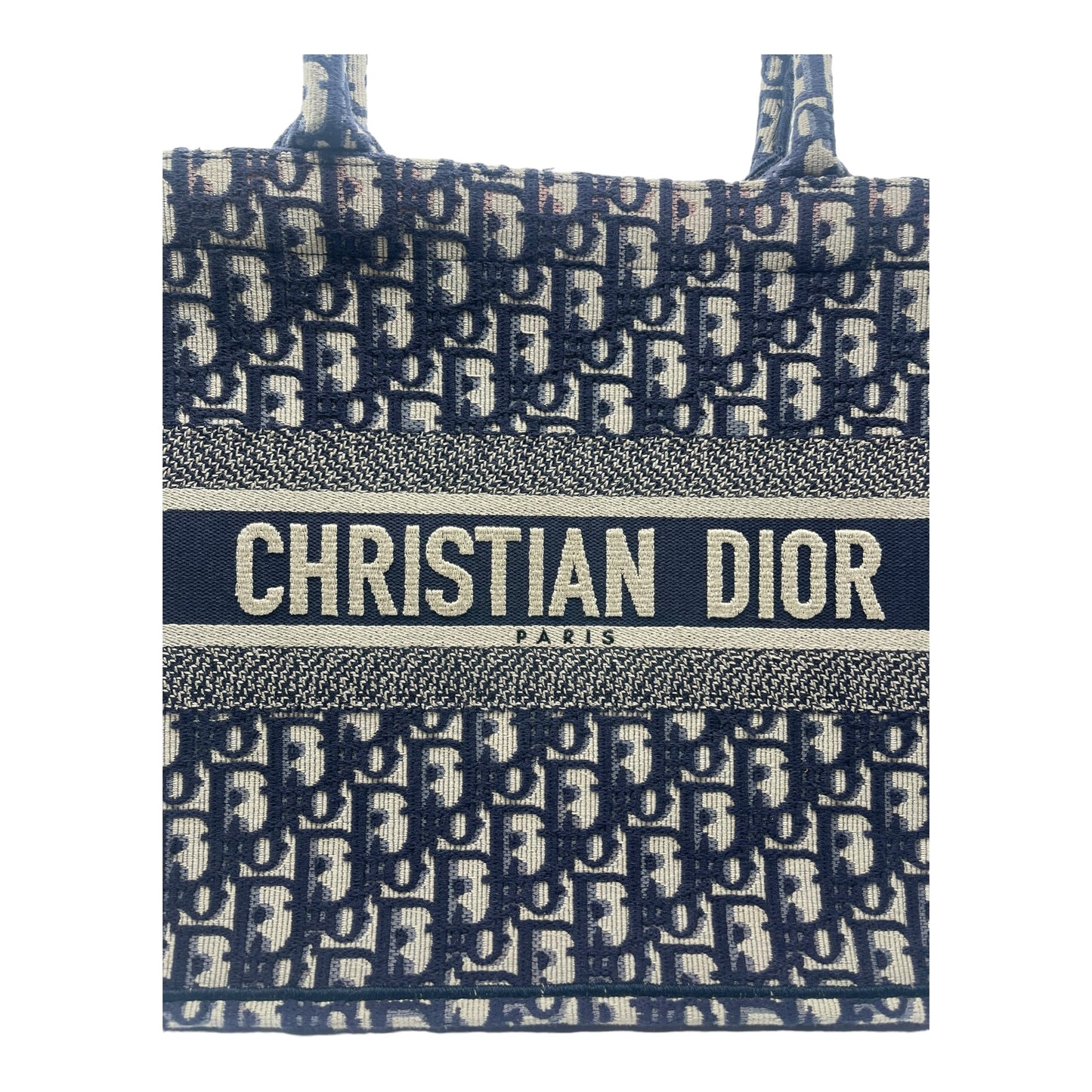 Dior Oblique Embroidered Book Tote Medium